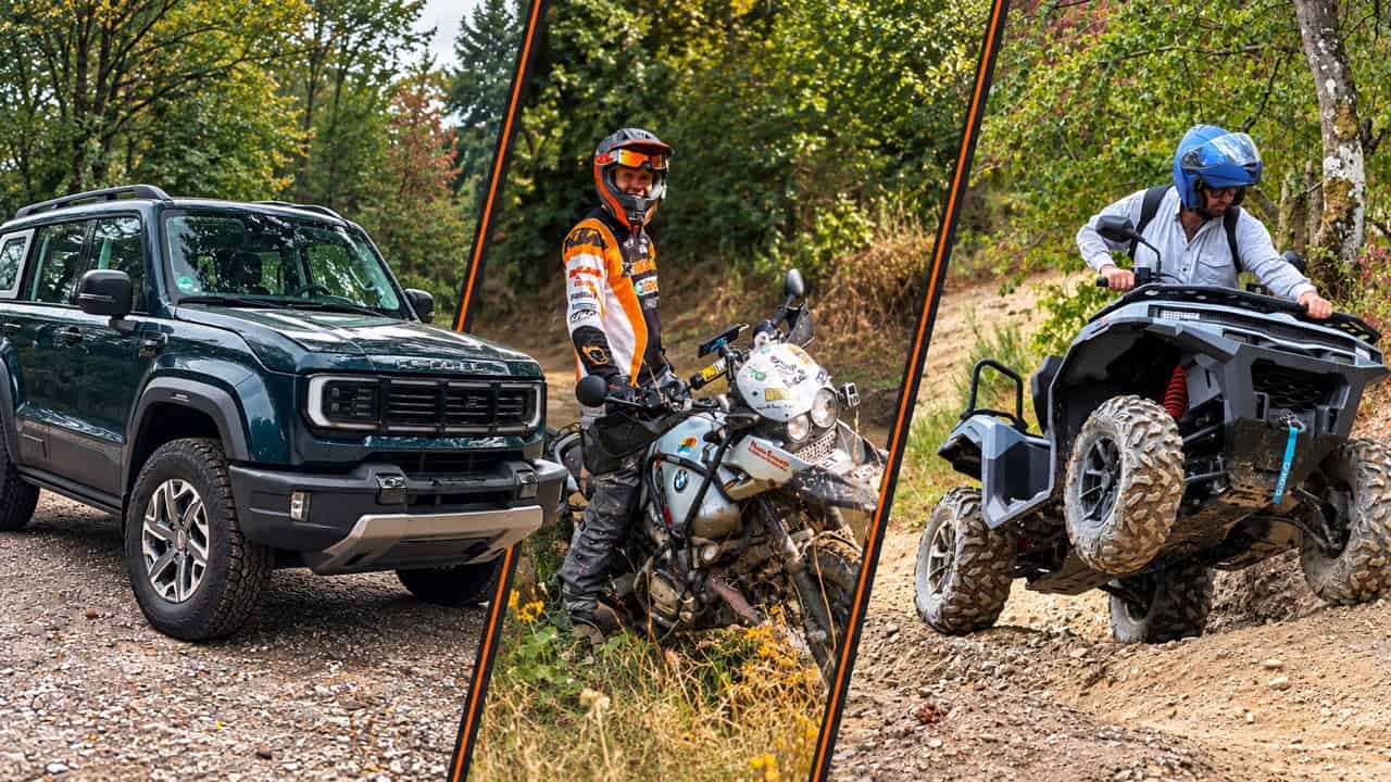 Freies Offroad Fahren am Nürburgring mit Geländewagen, Pick-Up, SUV, Side-by-Side, UTV, ATV, Quad und Enduro.